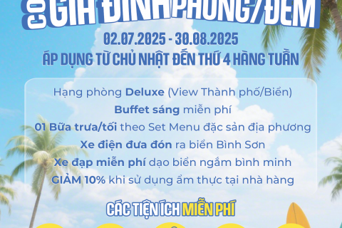 COMBO NGHỈ DƯỠNG GIA ĐÌNH – GRAND LUXURY HOTEL